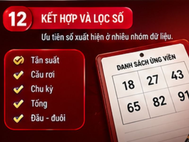 Kết hợp nhiều phương pháp để lọc bạch thủ