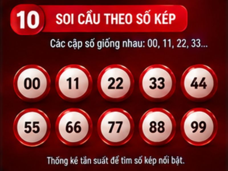 Soi cầu bạch thủ theo dạng số kép