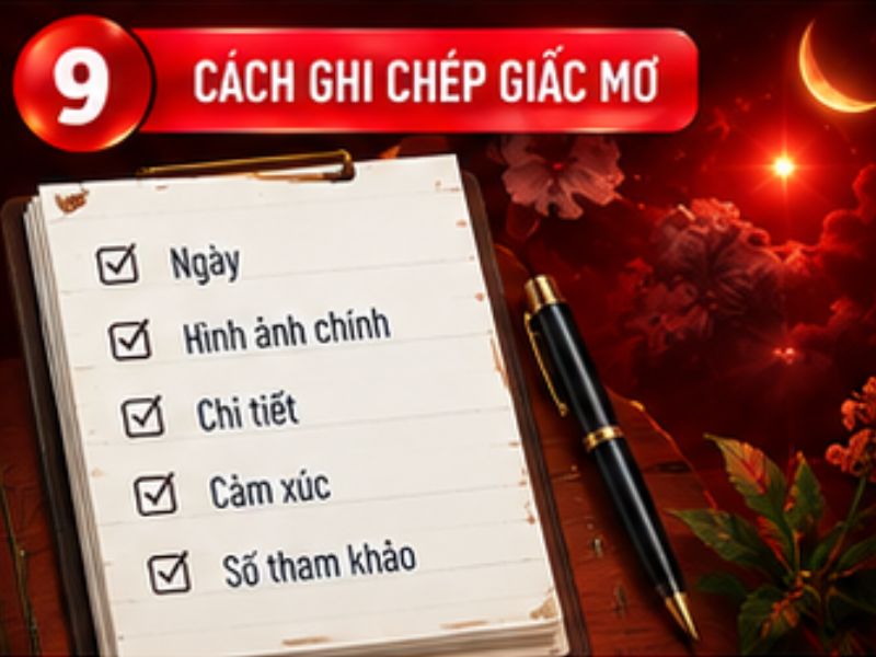 Cách ghi chép giấc mơ để tra cứu chính xác hơn