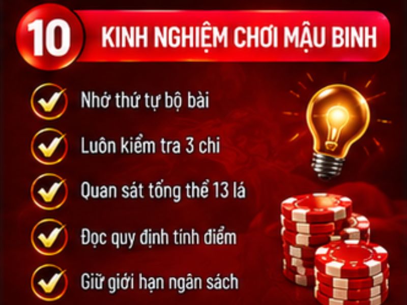 Kinh nghiệm chơi Mậu Binh 33WIN cho người mới