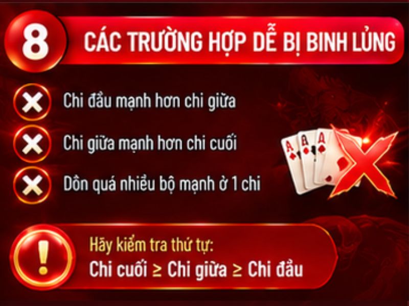 Những trường hợp dễ bị binh lủng